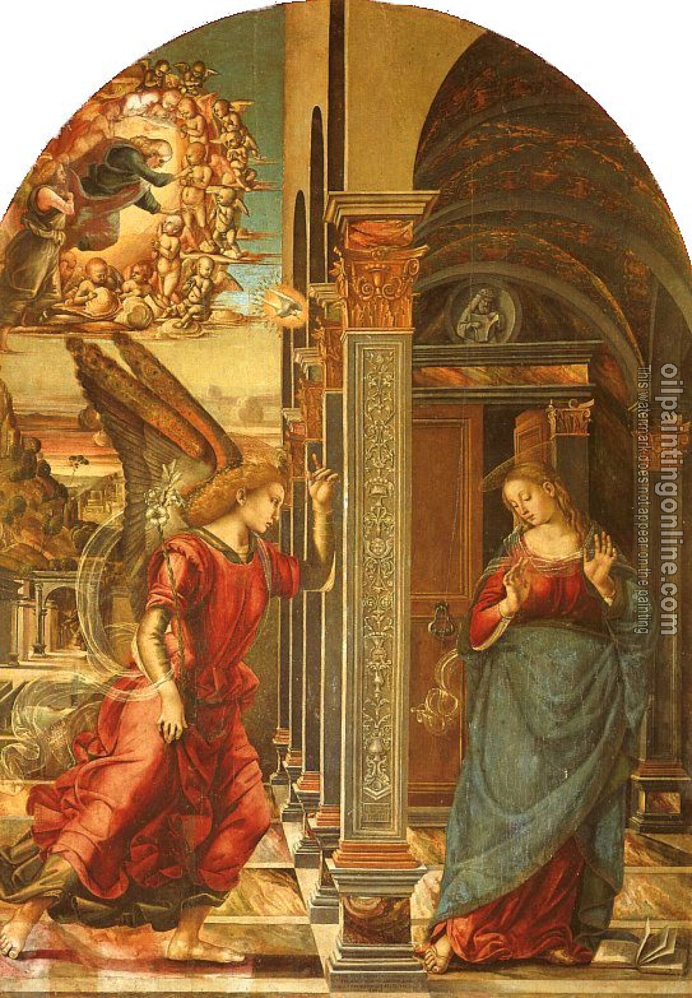 Signorelli, Luca - Annunciaton